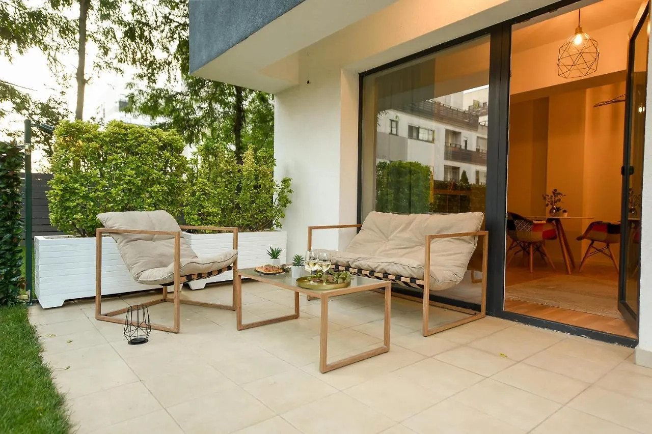 Vacation Feel - 2Br Apartment With Terrace & Private Parking In Baneasa Bukareszt 0*,  Rumunia
